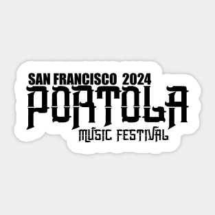 Portola Music Festival 2024 Sticker